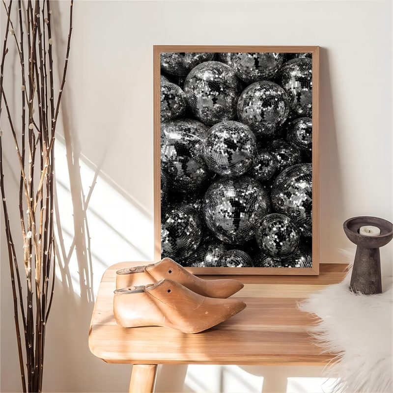 Disco Ball Dancefloor Party Poster Movie Sticky Posters Retro Kraft Paper Sticker DIY Room Bar Cafe Aesthetic Art Wall Painting - Image 6