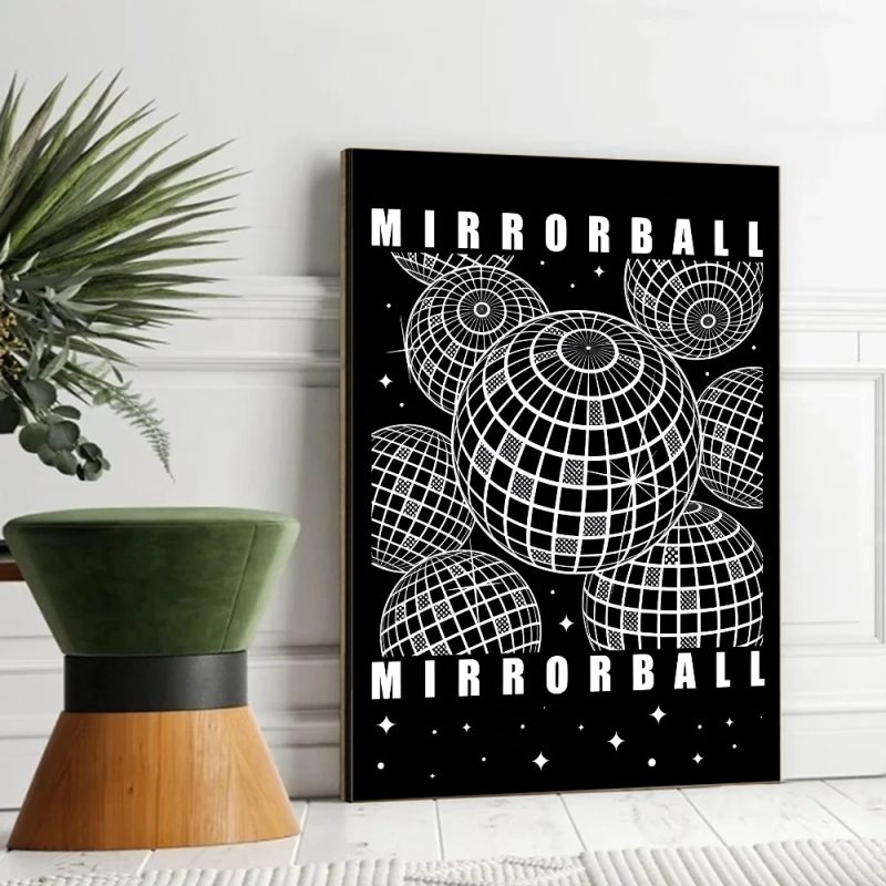 Disco Ball Dancefloor Party Poster Movie Sticky Posters Retro Kraft Paper Sticker DIY Room Bar Cafe Aesthetic Art Wall Painting - Image 7