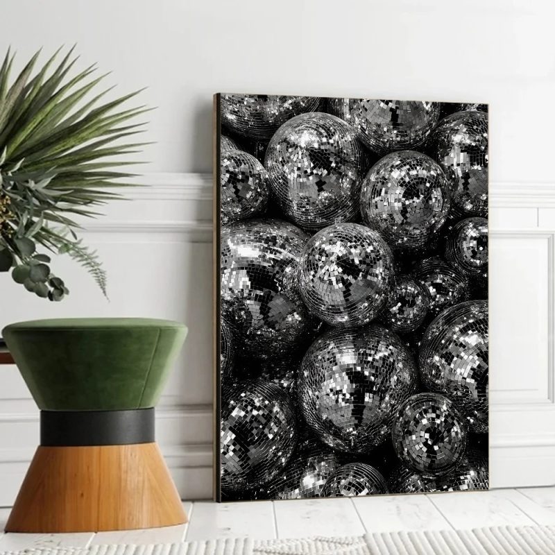 Disco Ball Dancefloor Party Poster Movie Sticky Posters Retro Kraft Paper Sticker DIY Room Bar Cafe Aesthetic Art Wall Painting - Image 8