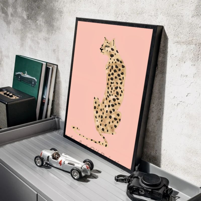 1pc Cheetah Llama Leopard Jungle Poster HD Posters Home Room Bar Cafe Decor Art Wall Painting Picture - Image 5