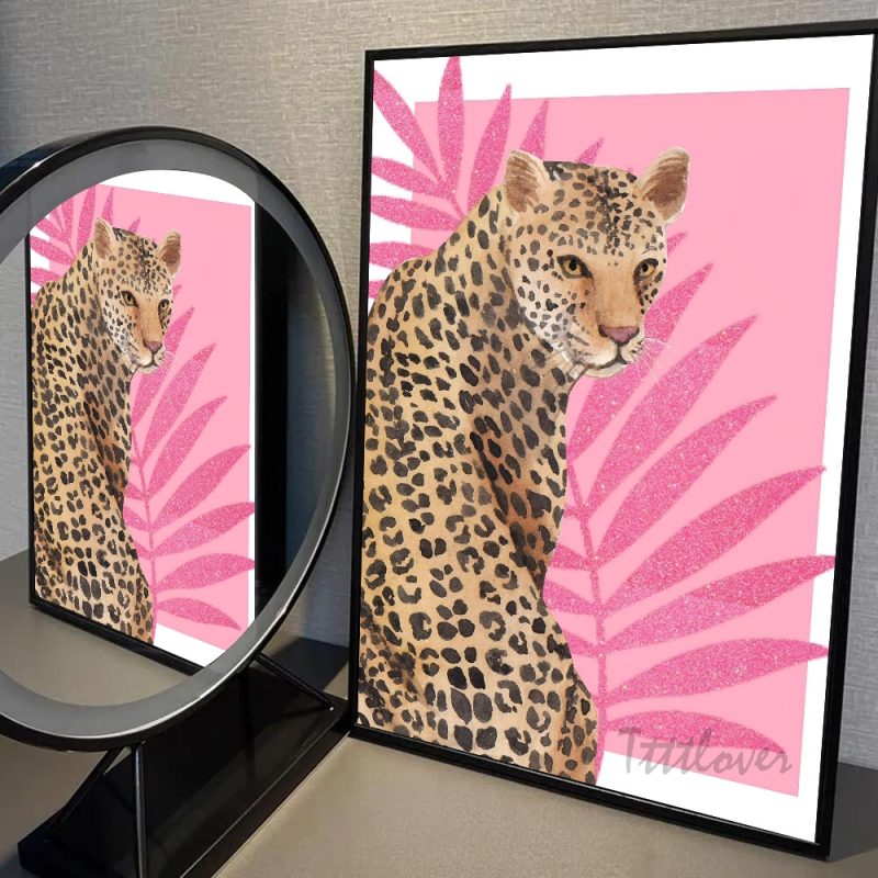 1pc Cheetah Llama Leopard Jungle Poster HD Posters Home Room Bar Cafe Decor Art Wall Painting Picture - Image 8