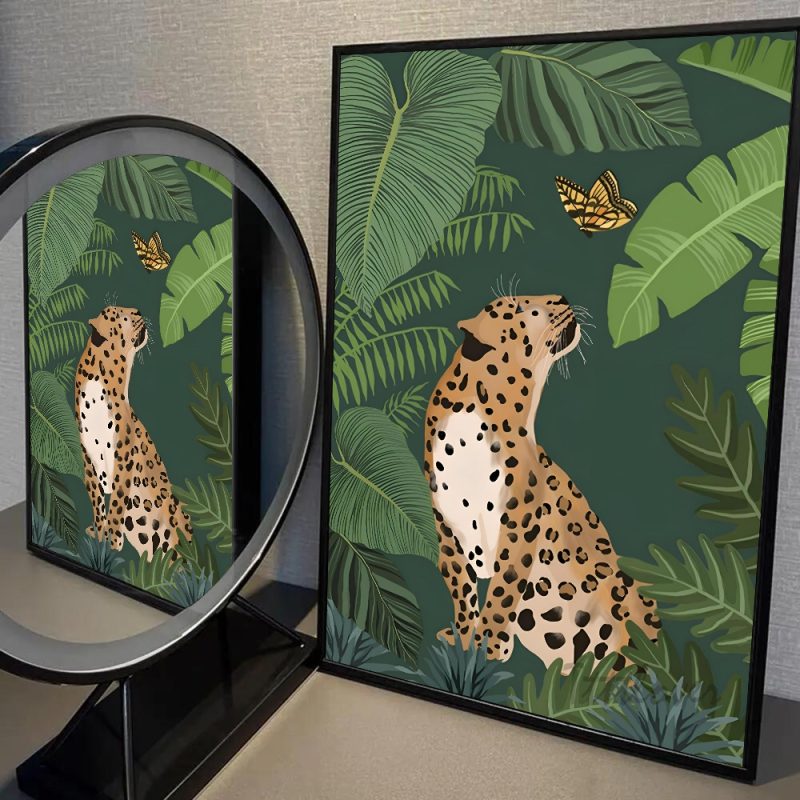 1pc Cheetah Llama Leopard Jungle Poster HD Posters Home Room Bar Cafe Decor Art Wall Painting Picture - Image 11