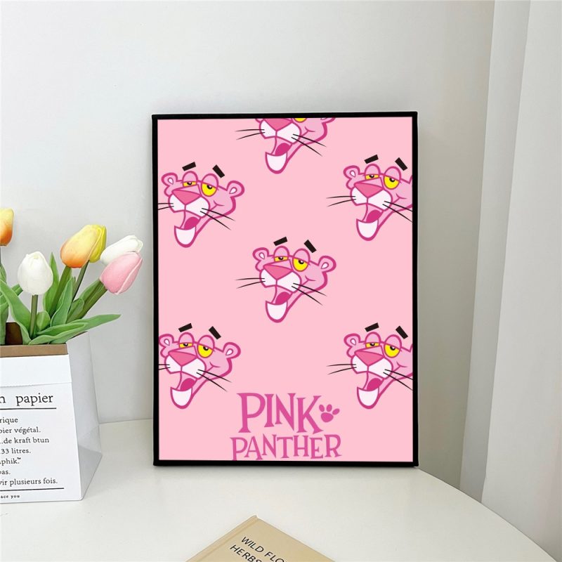 1pc PINK PANTHER Poster Self-adhesive Art Waterproof Paper Sticker Coffee House Bar Room Wall Decor - Image 8