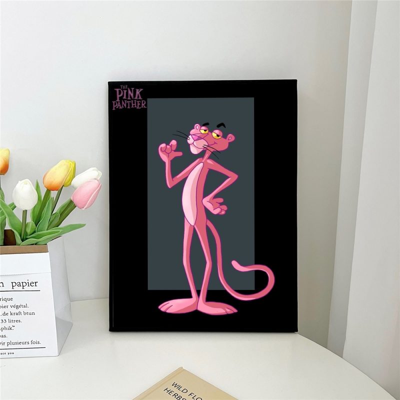 1pc PINK PANTHER Poster Self-adhesive Art Waterproof Paper Sticker Coffee House Bar Room Wall Decor - Image 10
