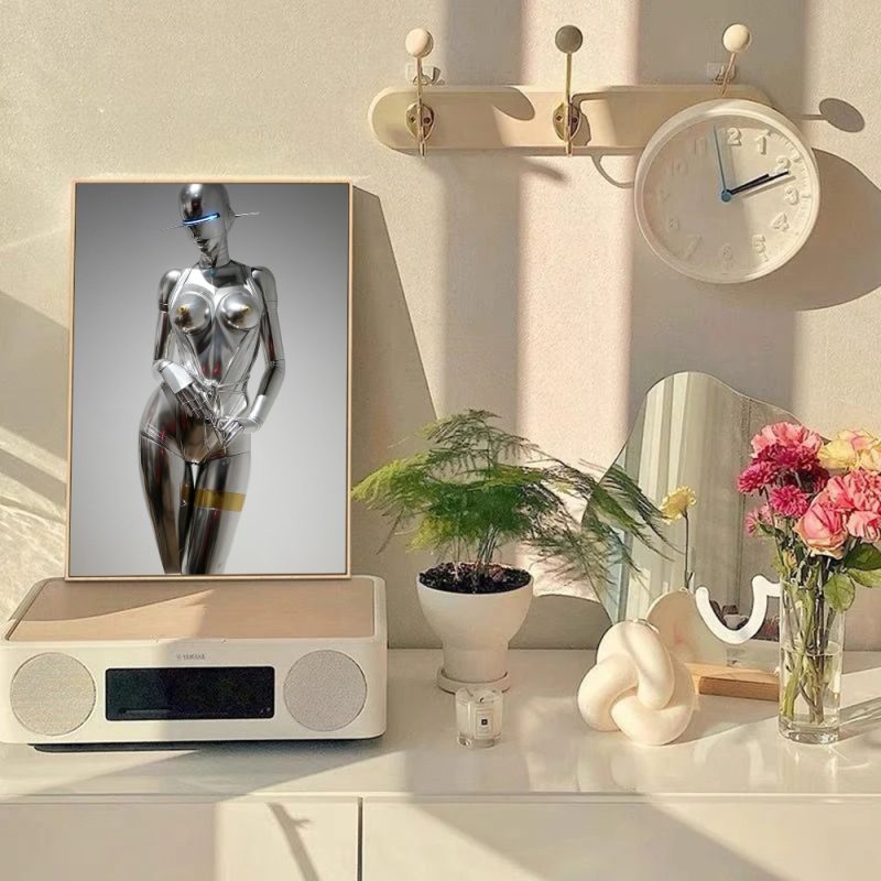 1pc H-Hajime S-Sorayama Fashion Poster Self-adhesive Art Poster Waterproof Paper Sticker Coffee House Bar Room Wall Decor - Image 6