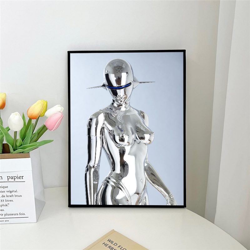 1pc H-Hajime S-Sorayama Fashion Poster Self-adhesive Art Poster Waterproof Paper Sticker Coffee House Bar Room Wall Decor - Image 10