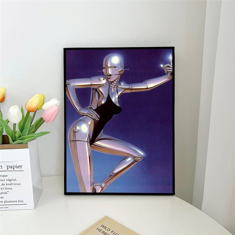 1pc H-Hajime S-Sorayama Fashion Poster Self-adhesive Art Poster Waterproof Paper Sticker Coffee House Bar Room Wall Decor - Image 11