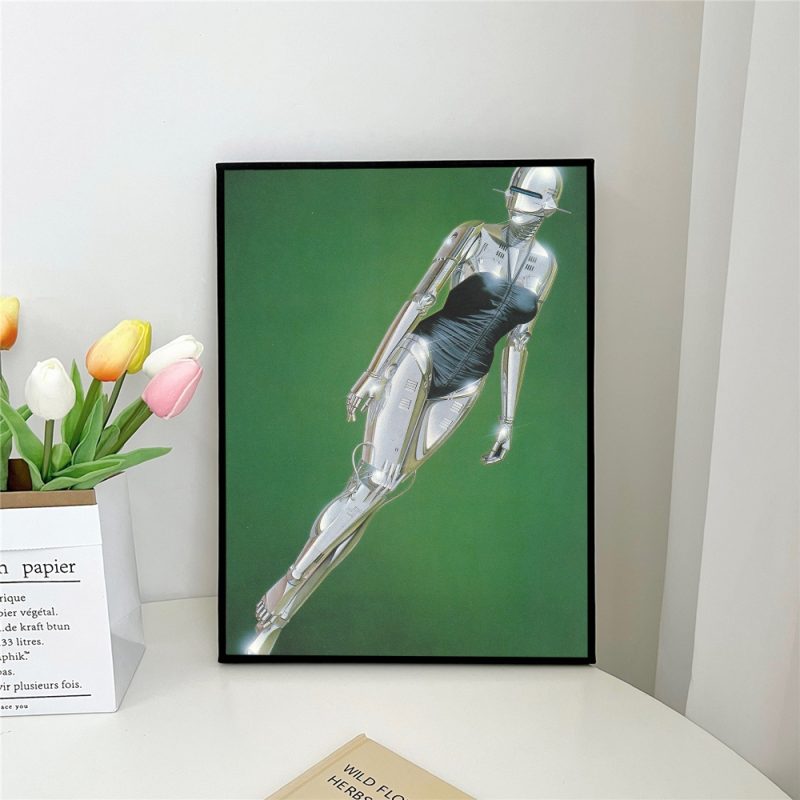 1pc H-Hajime S-Sorayama Fashion Poster Self-adhesive Art Poster Waterproof Paper Sticker Coffee House Bar Room Wall Decor - Image 12