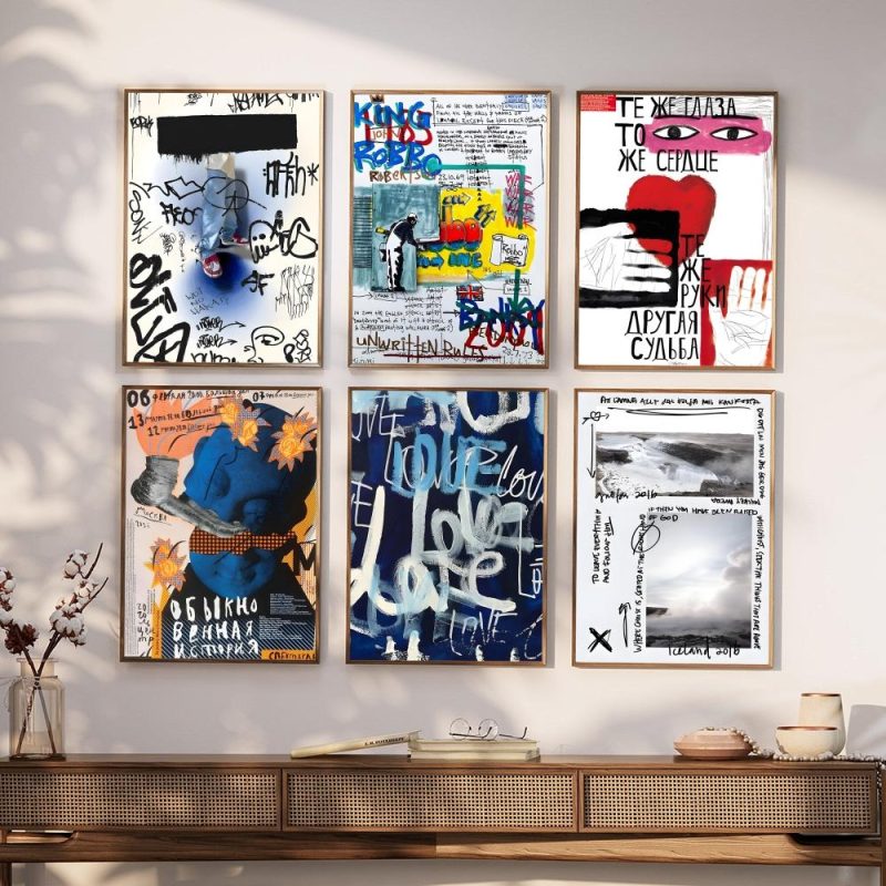 Street Graffiti Fashion Wall Art Poster Prints Nordic Canvas Painting for Living Room Bar Gaming Boy Room Home Decoration