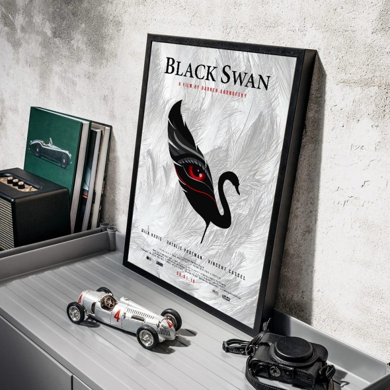 Movie Black Swan Self-adhesive Art Poster Whitepaper Prints Posters Artwork Aesthetic Art Wall Painting - Image 3