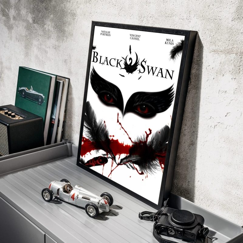 Movie Black Swan Self-adhesive Art Poster Whitepaper Prints Posters Artwork Aesthetic Art Wall Painting - Image 9