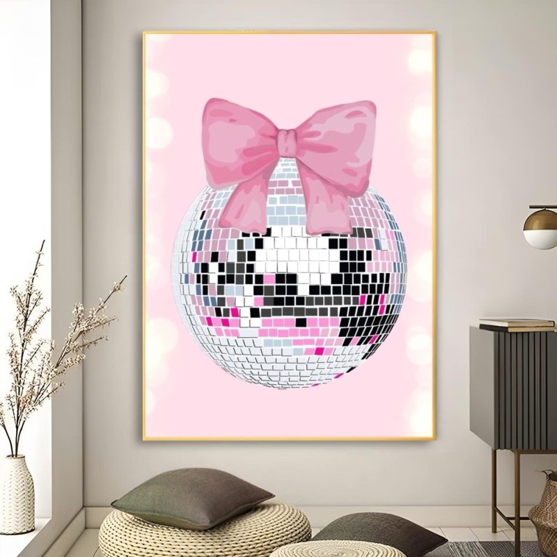 1pc Disco Ball Poster Poster Art Print Bar Living Room Furniture Decor - Image 6