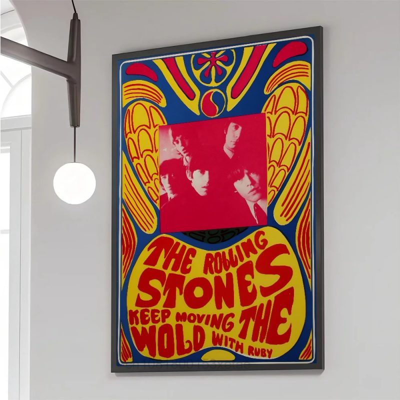 Rock T-The Rolling Stones Poster Paper Print Home Living Room Bedroom Entrance Bar Cafe Art Painting Decoration - Image 8