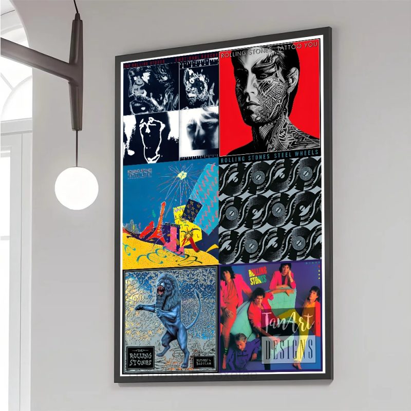 Rock T-The Rolling Stones Poster Paper Print Home Living Room Bedroom Entrance Bar Cafe Art Painting Decoration - Image 10