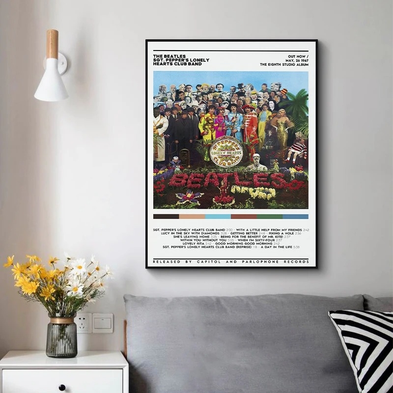 R-Rolling Stones Tame Impala Pop Music Album Cover Collection Poster Canvas Painting Wall Art Picture for Room Home Decor Gift - Image 3