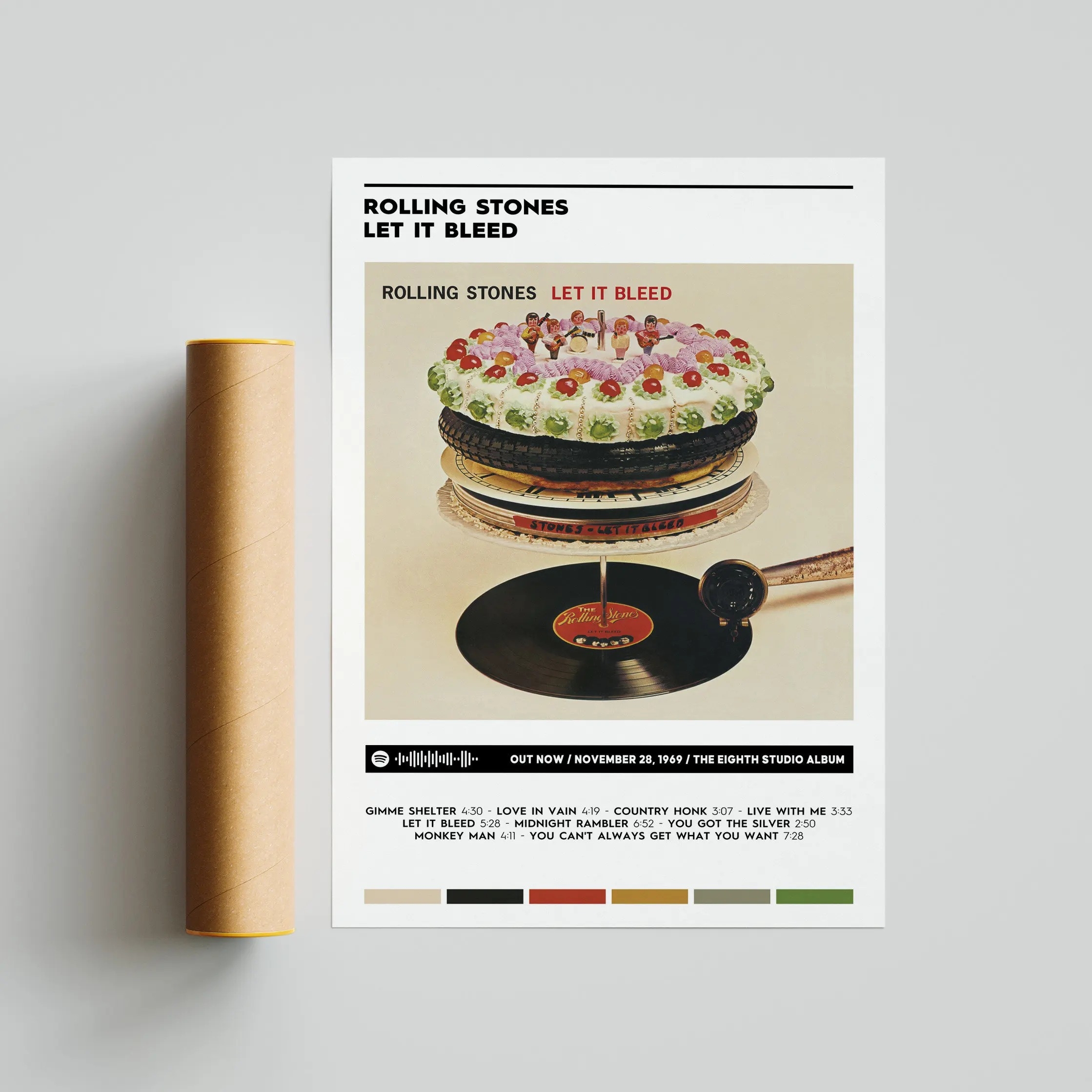 R-Rolling Stones Tame Impala Pop Music Album Cover Collection Poster Canvas Painting Wall Art Picture for Room Home Decor Gift - Image 8