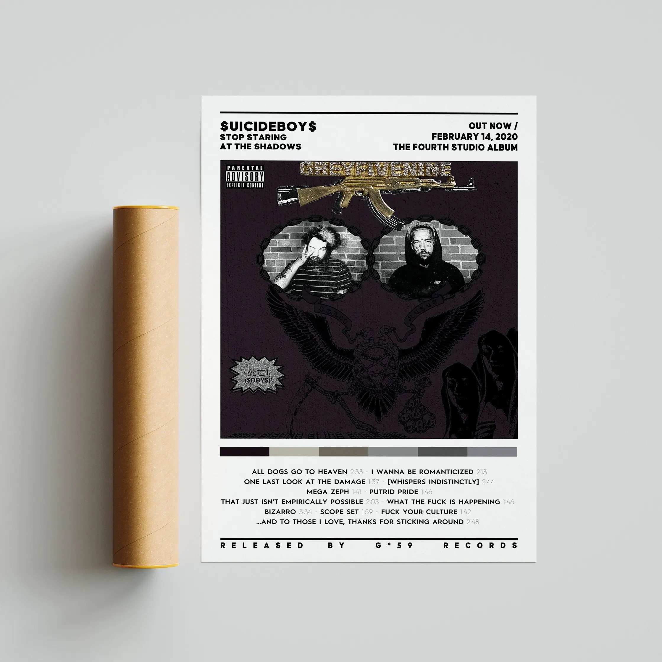 R-Rolling Stones Tame Impala Pop Music Album Cover Collection Poster Canvas Painting Wall Art Picture for Room Home Decor Gift - Image 9