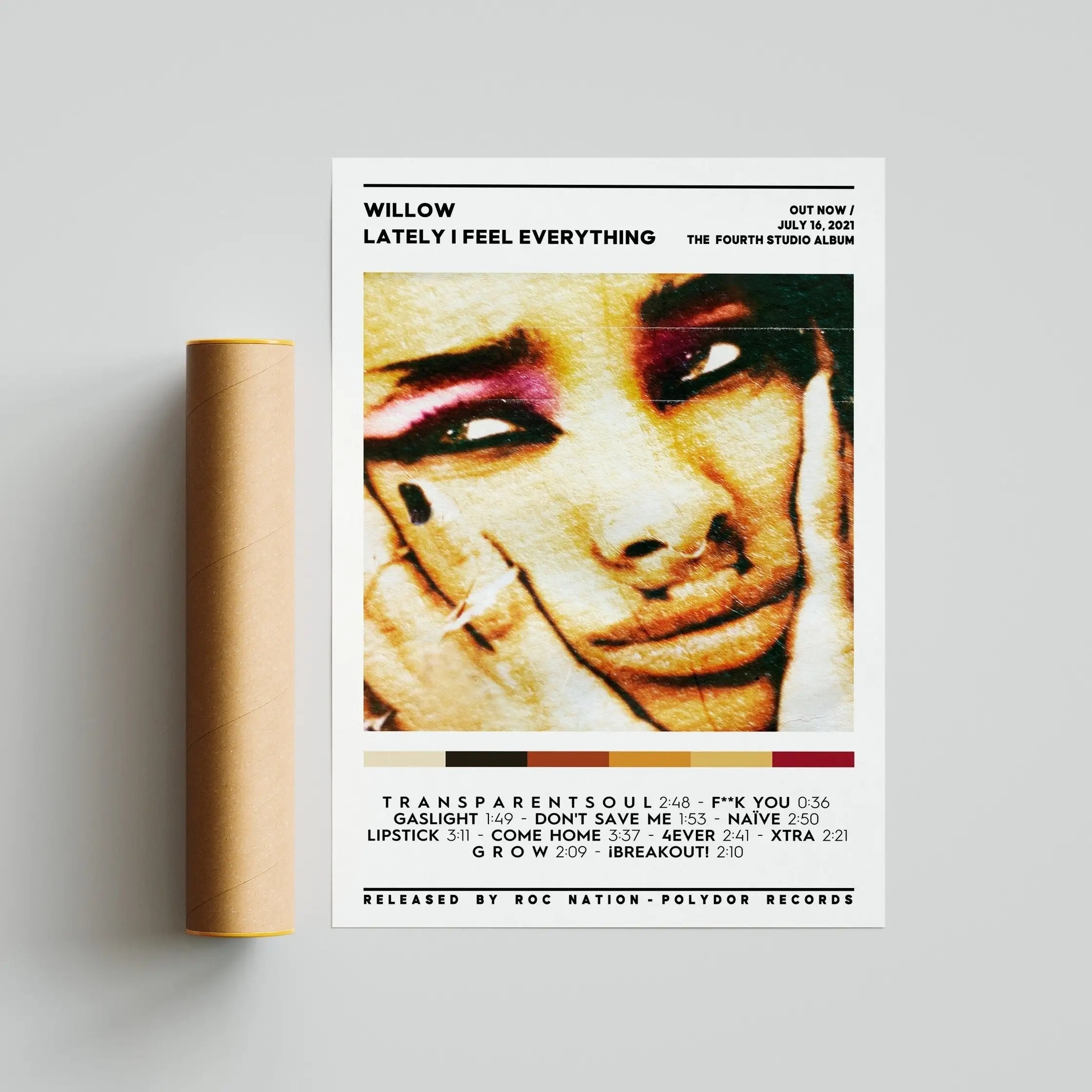 R-Rolling Stones Tame Impala Pop Music Album Cover Collection Poster Canvas Painting Wall Art Picture for Room Home Decor Gift - Image 33