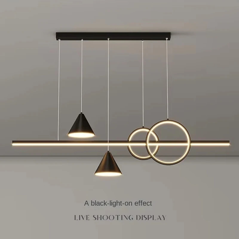 Modern, Minimalist, Luxurious Nordic Home Decor, Living Room, Bar Counter, Long Table Pendant Light, Dining Table Light - Image 6