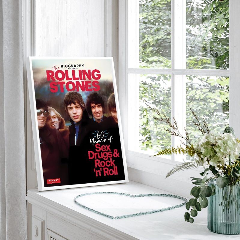 T-The R-Rolling S-Stones Rock Band DIY Sticky Poster Fancy Wall Sticker For Living Room Bar Decoration Wall Decor - Image 9
