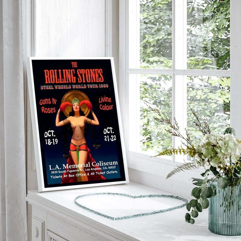 T-The R-Rolling S-Stones Rock Band DIY Sticky Poster Fancy Wall Sticker For Living Room Bar Decoration Wall Decor - Image 11
