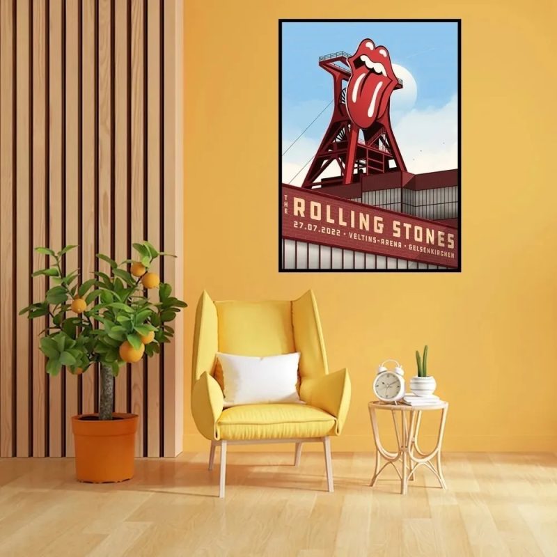 Rock Band The R-Rolling S-Stones Canvas Painting Poster Prints Wall Painting Bedroom Living Room Decoration Office Home - Image 8