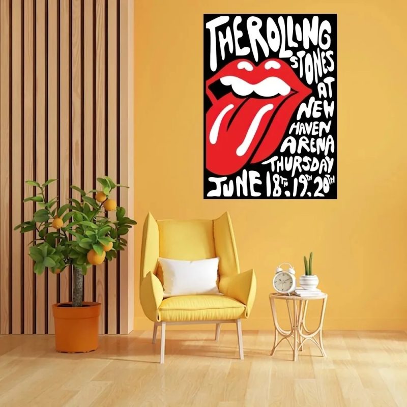 Rock Band The R-Rolling S-Stones Canvas Painting Poster Prints Wall Painting Bedroom Living Room Decoration Office Home - Image 9