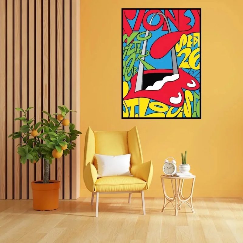Rock Band The R-Rolling S-Stones Canvas Painting Poster Prints Wall Painting Bedroom Living Room Decoration Office Home - Image 10