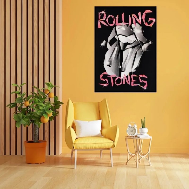 Rock Band The R-Rolling S-Stones Canvas Painting Poster Prints Wall Painting Bedroom Living Room Decoration Office Home - Image 11