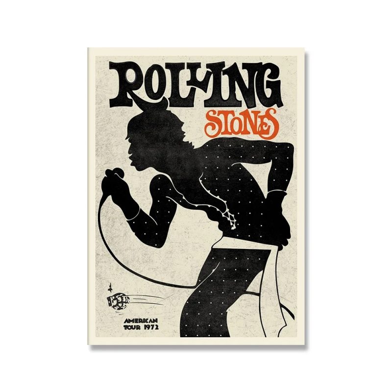 Vintage Wall Art Scandinavian Rolling Stones Music Stars HD Canvas Painting Poster Print Home Bedroom Living Room Decor - Image 10