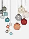 Colorful Modern Glass Chandelier Led Pendant Light for Living Room Classical Glass Hanging Lamp Fixture Nordic ChandelierLustre