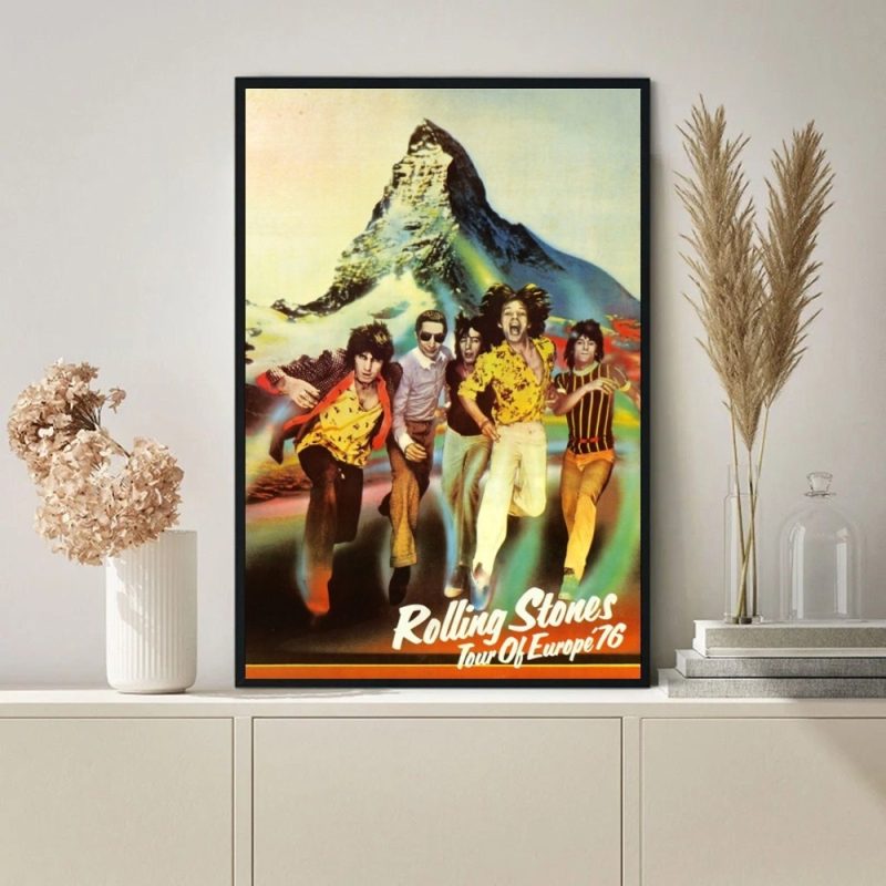 Vintage Rolling-Stones Rock Music Star Poster Printing Canvas Painting Bedroom Study Studio Living Room Wall Art Decoration - Image 3