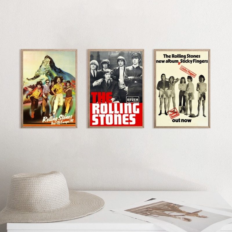 Vintage Rolling-Stones Rock Music Star Poster Printing Canvas Painting Bedroom Study Studio Living Room Wall Art Decoration - Image 4