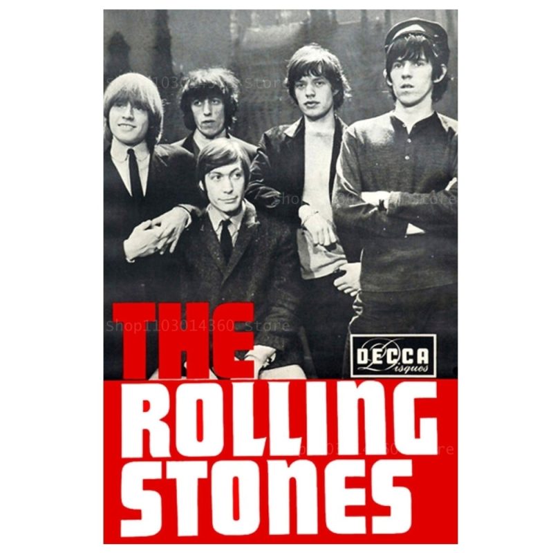 Vintage Rolling-Stones Rock Music Star Poster Printing Canvas Painting Bedroom Study Studio Living Room Wall Art Decoration - Image 9