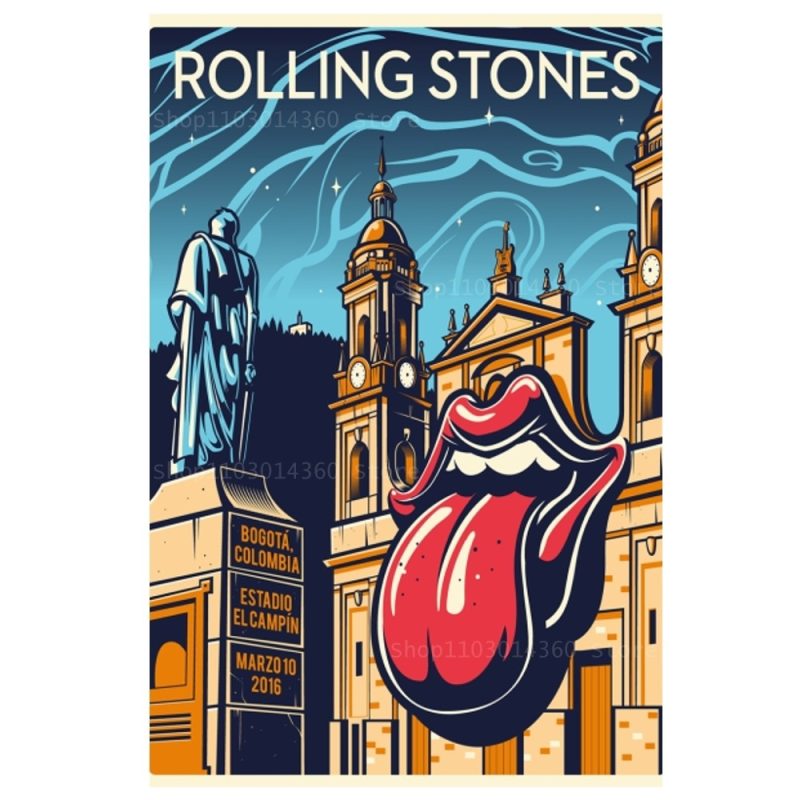 Vintage Rolling-Stones Rock Music Star Poster Printing Canvas Painting Bedroom Study Studio Living Room Wall Art Decoration - Image 13