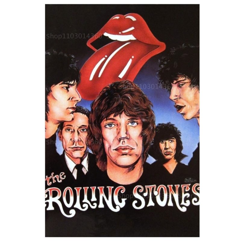 Vintage Rolling-Stones Rock Music Star Poster Printing Canvas Painting Bedroom Study Studio Living Room Wall Art Decoration - Image 14