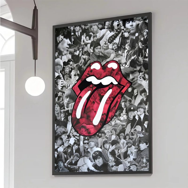 Rock T-The Rolling Stones Poster Paper Print Home Living Room Bedroom Entrance Bar Cafe Art Painting Decoration - Image 10