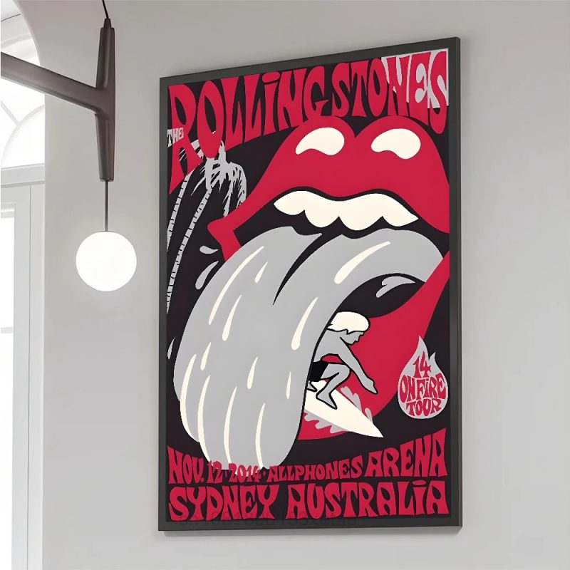 Rock T-The Rolling Stones Poster Paper Print Home Living Room Bedroom Entrance Bar Cafe Art Painting Decoration - Image 12