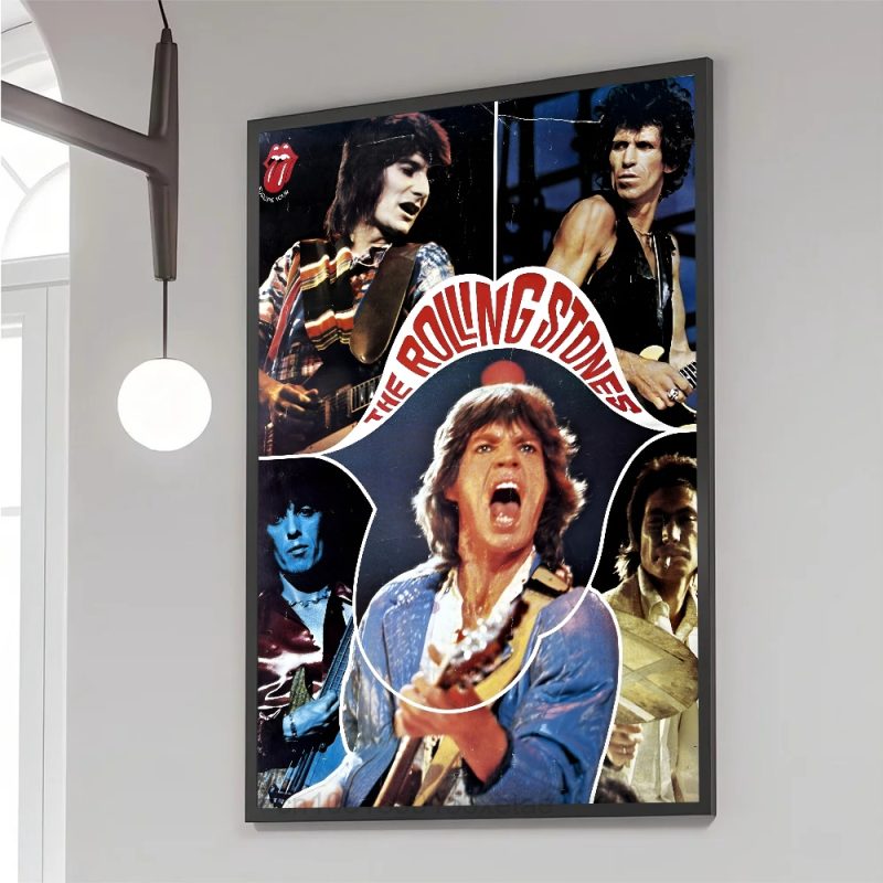 Rock T-The Rolling Stones Poster Paper Print Home Living Room Bedroom Entrance Bar Cafe Art Painting Decoration - Image 13