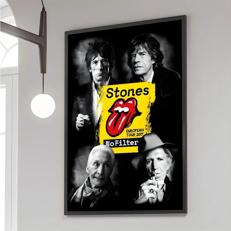 Rock T-The Rolling Stones Poster Paper Print Home Living Room Bedroom Entrance Bar Cafe Art Painting Decoration - Image 14