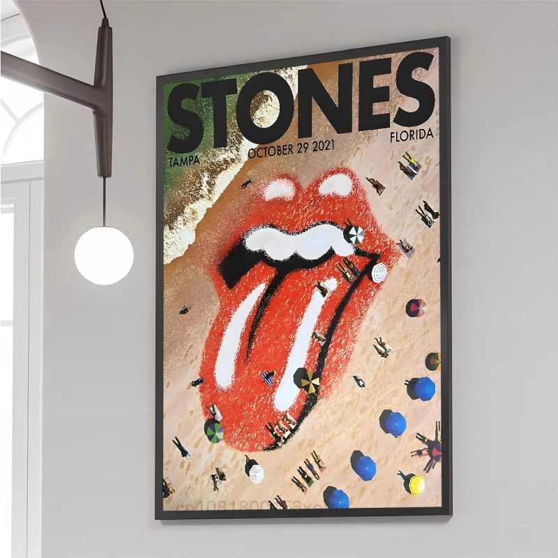 Rock T-The Rolling Stones Poster Paper Print Home Living Room Bedroom Entrance Bar Cafe Art Painting Decoration - Image 17