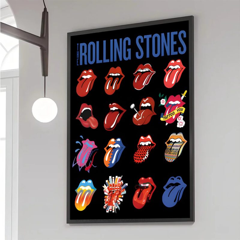 Rock T-The Rolling Stones Poster Paper Print Home Living Room Bedroom Entrance Bar Cafe Art Painting Decoration - Image 18
