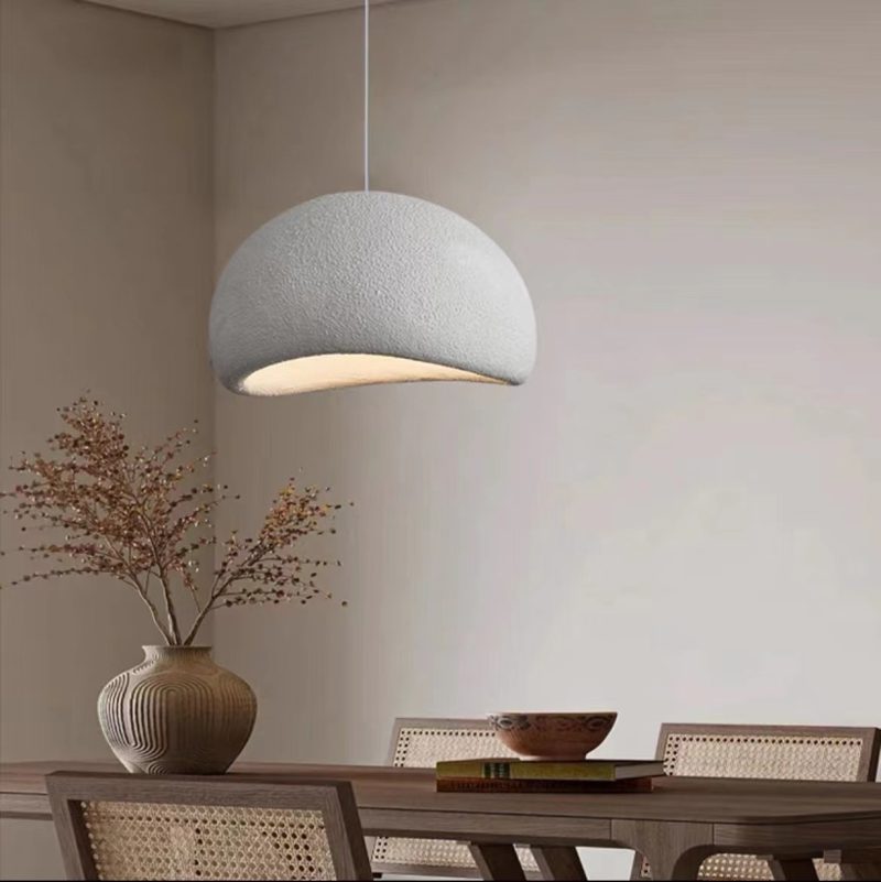 Nordic Wabi Sabi Pendant Light Modern LED Ceiling Chandelier for Living Room Bedroom Dining Room Designer E27 Decor Hanging Lamp - Image 4
