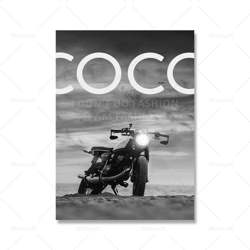 Super Car Luxury Fashion Store Black White Wall Art Canvas Painting Nordic Posters And Prints Wall Pictures Living Room Decor - Image 13