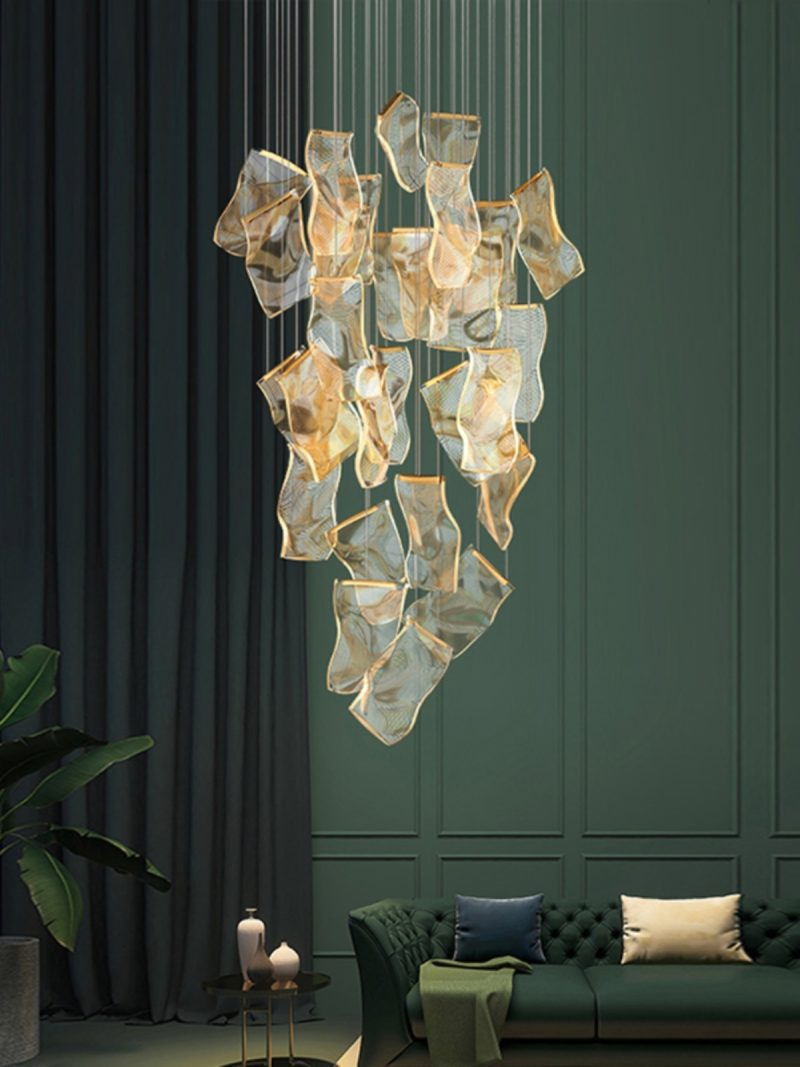 Large Chandeliers Postmodern Luxury Villas Living Room Lights Creative Lighting Fixtures Stairs Artistic Lighting Decoration - Image 2