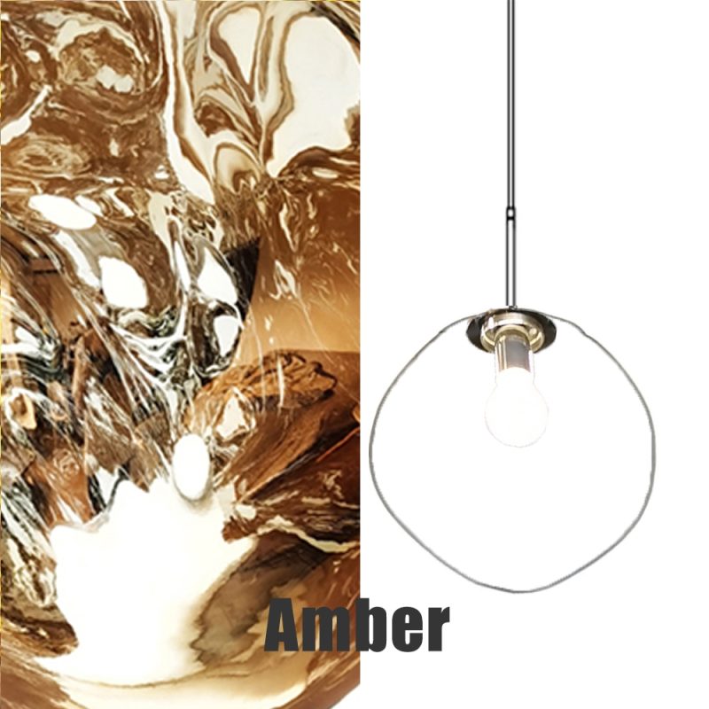 Modern Glass Pendant Light Nordic LED Lava lustre Dining Room Living Room Cabinets Home Decor Hanging Lamps Ceiling Chandelier - Image 14