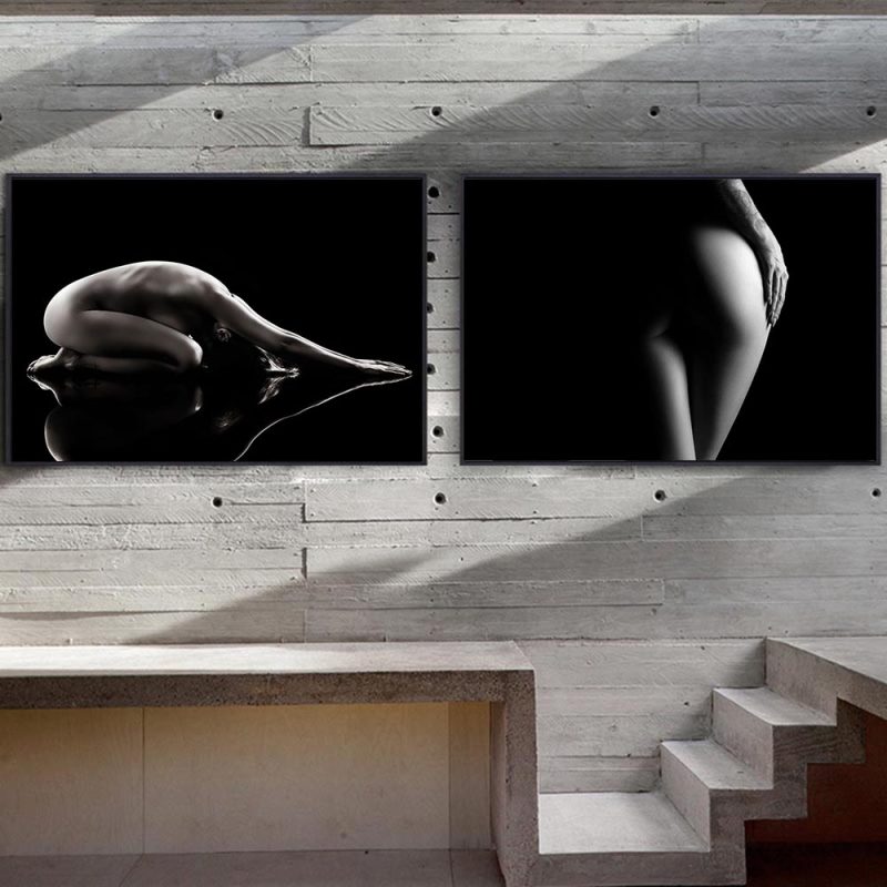 Nude Woman Poster Nordic Black White Fashion Sexy Girl Picture Print Canvas Painting Wall Art Bedroom Decor Home Mural No Frame - Image 2