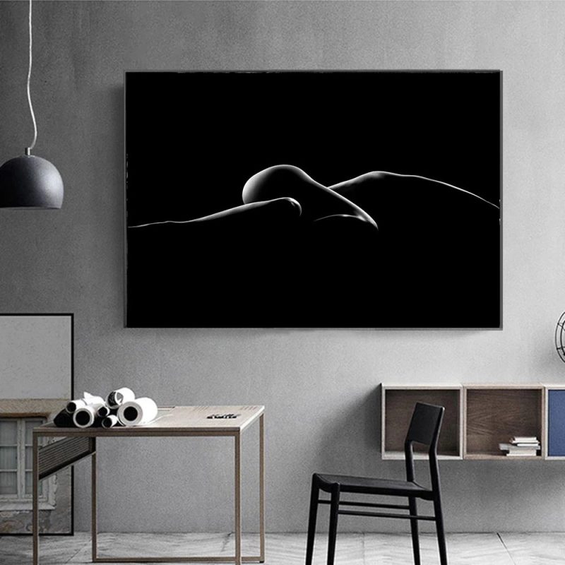 Nude Woman Poster Nordic Black White Fashion Sexy Girl Picture Print Canvas Painting Wall Art Bedroom Decor Home Mural No Frame - Image 4