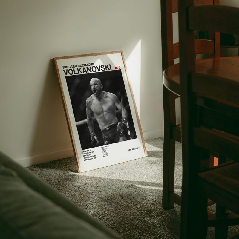 Black and white U-Ultimate Fighting Championship UFC Poster Canvas Print Painting Wall Decor Wall Art Gym Room Decoration - Image 4