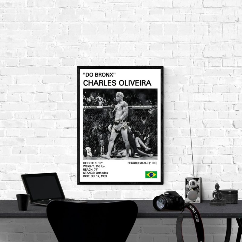 Black and white U-Ultimate Fighting Championship UFC Poster Canvas Print Painting Wall Decor Wall Art Gym Room Decoration - Image 10